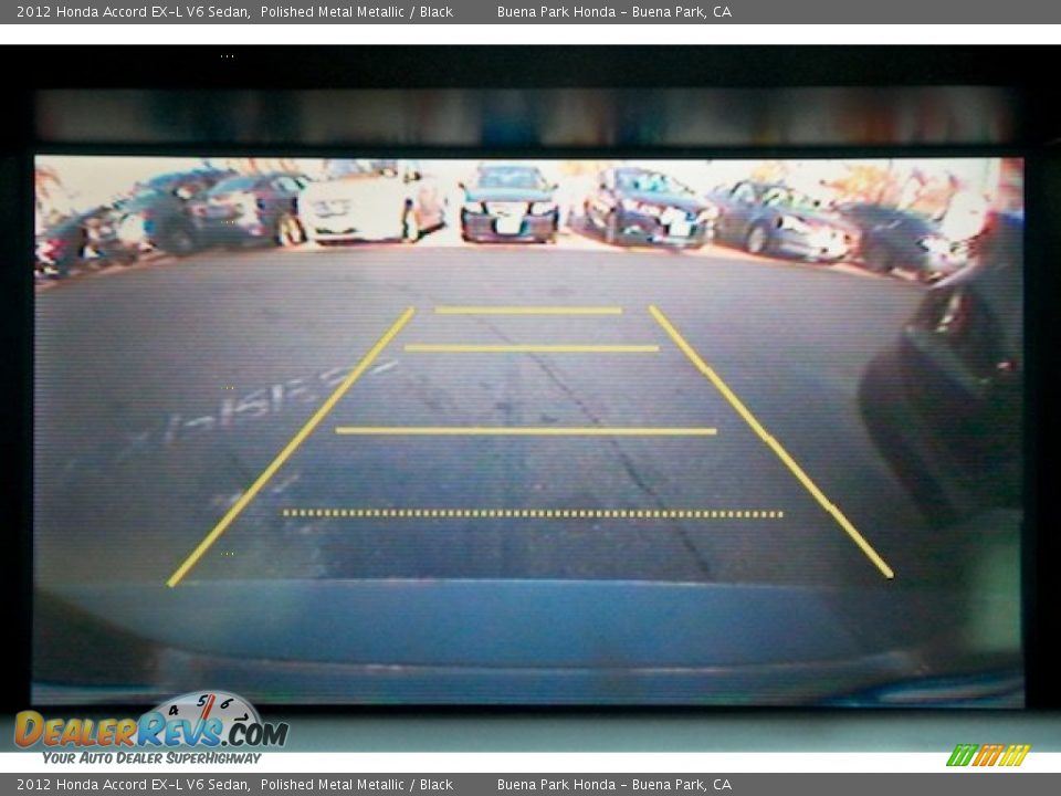 2012 Honda Accord EX-L V6 Sedan Polished Metal Metallic / Black Photo #25