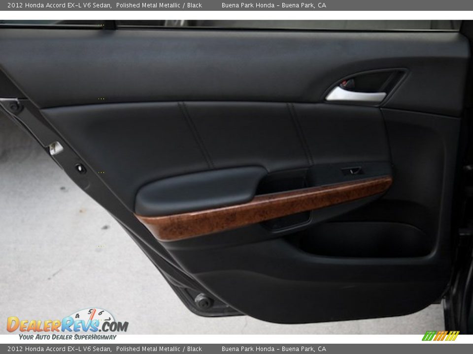 2012 Honda Accord EX-L V6 Sedan Polished Metal Metallic / Black Photo #29