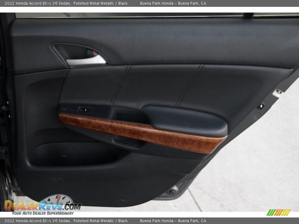 2012 Honda Accord EX-L V6 Sedan Polished Metal Metallic / Black Photo #30