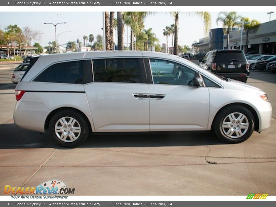 2012 Honda Odyssey LX Alabaster Silver Metallic / Gray Photo #12