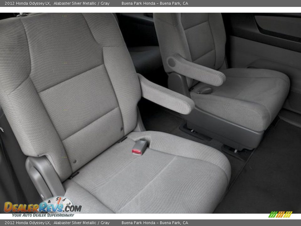 2012 Honda Odyssey LX Alabaster Silver Metallic / Gray Photo #21