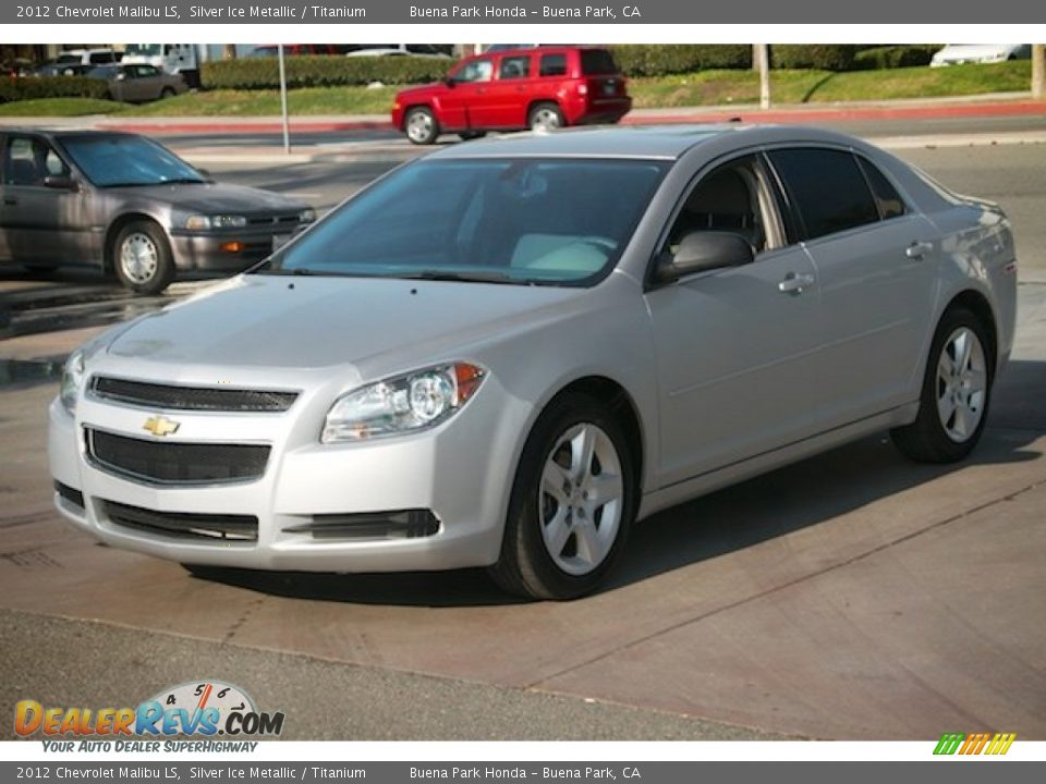 2012 Chevrolet Malibu LS Silver Ice Metallic / Titanium Photo #8