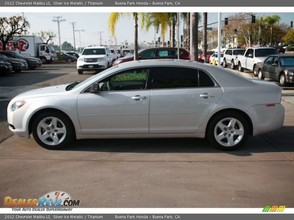 2012 Chevrolet Malibu LS Silver Ice Metallic / Titanium Photo #9