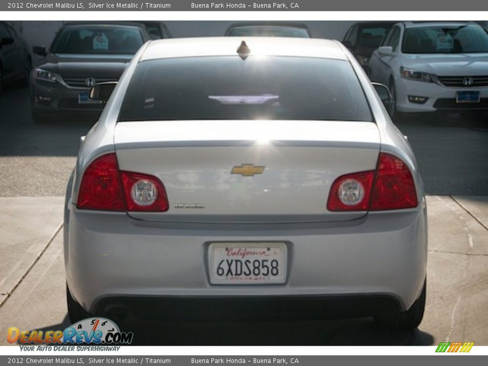 2012 Chevrolet Malibu LS Silver Ice Metallic / Titanium Photo #10