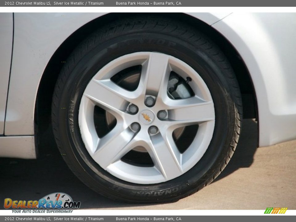 2012 Chevrolet Malibu LS Silver Ice Metallic / Titanium Photo #29