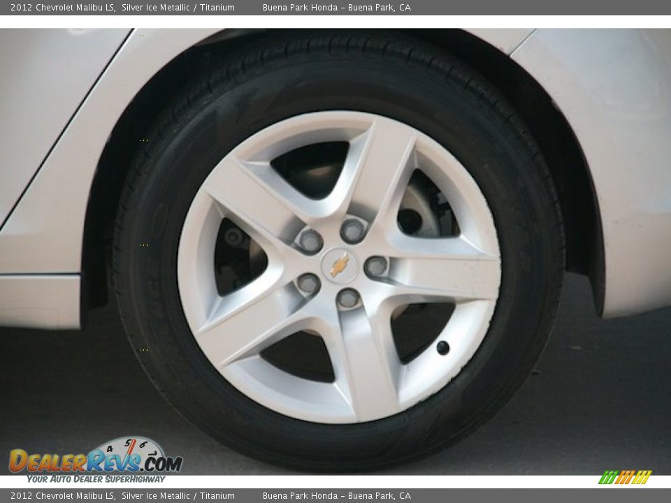 2012 Chevrolet Malibu LS Silver Ice Metallic / Titanium Photo #32