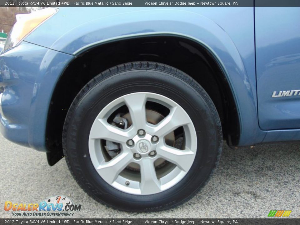 2012 Toyota RAV4 V6 Limited 4WD Pacific Blue Metallic / Sand Beige Photo #11