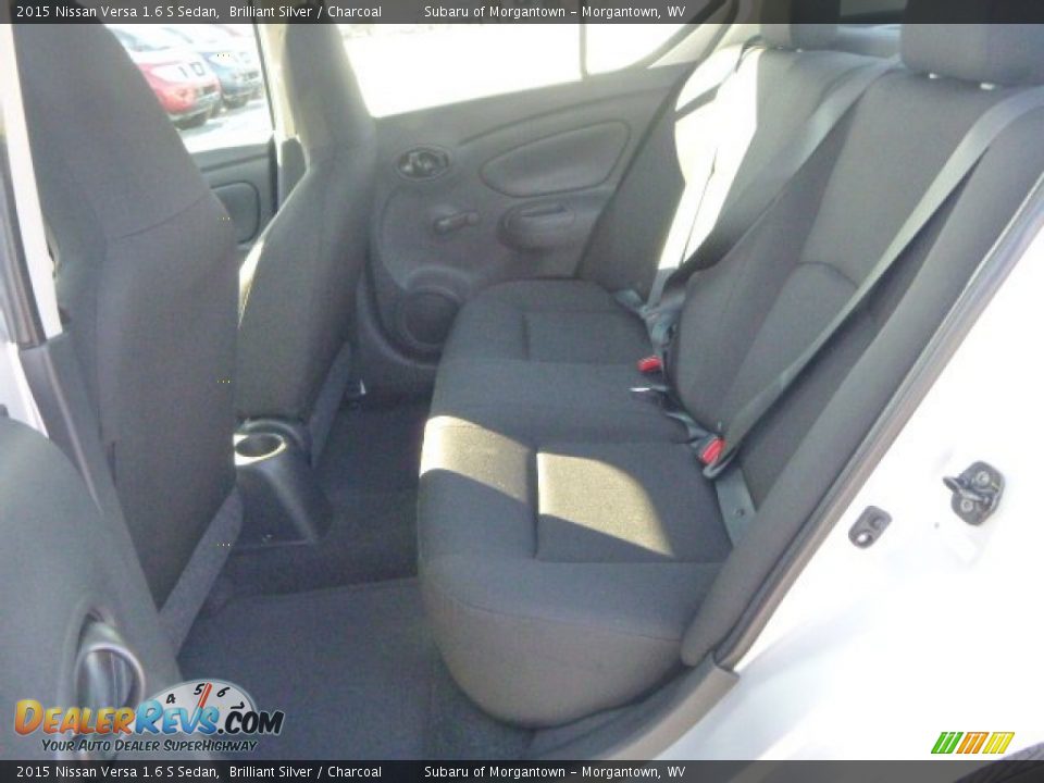 2015 Nissan Versa 1.6 S Sedan Brilliant Silver / Charcoal Photo #13