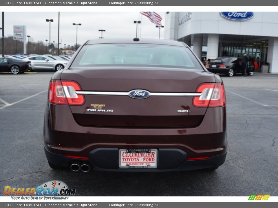 2012 Ford Taurus SEL Cinnamon Metallic / Light Stone Photo #4