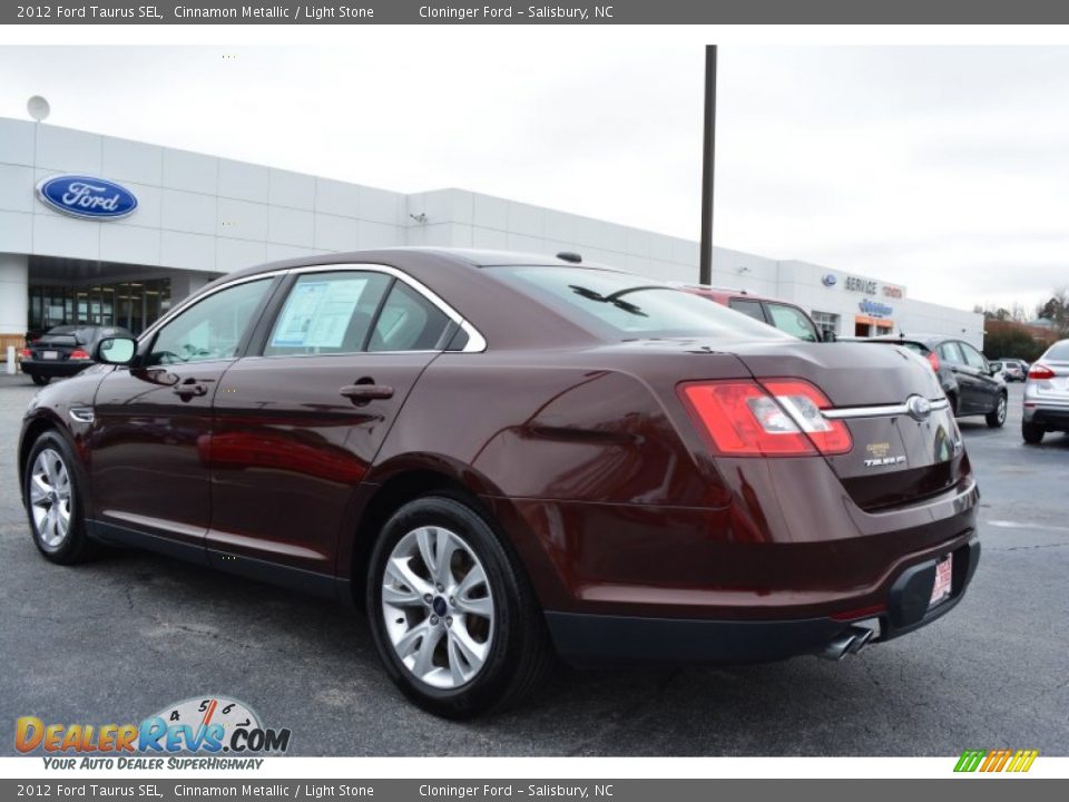 2012 Ford Taurus SEL Cinnamon Metallic / Light Stone Photo #5