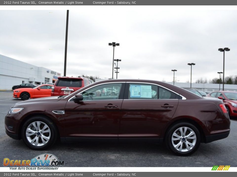 2012 Ford Taurus SEL Cinnamon Metallic / Light Stone Photo #6