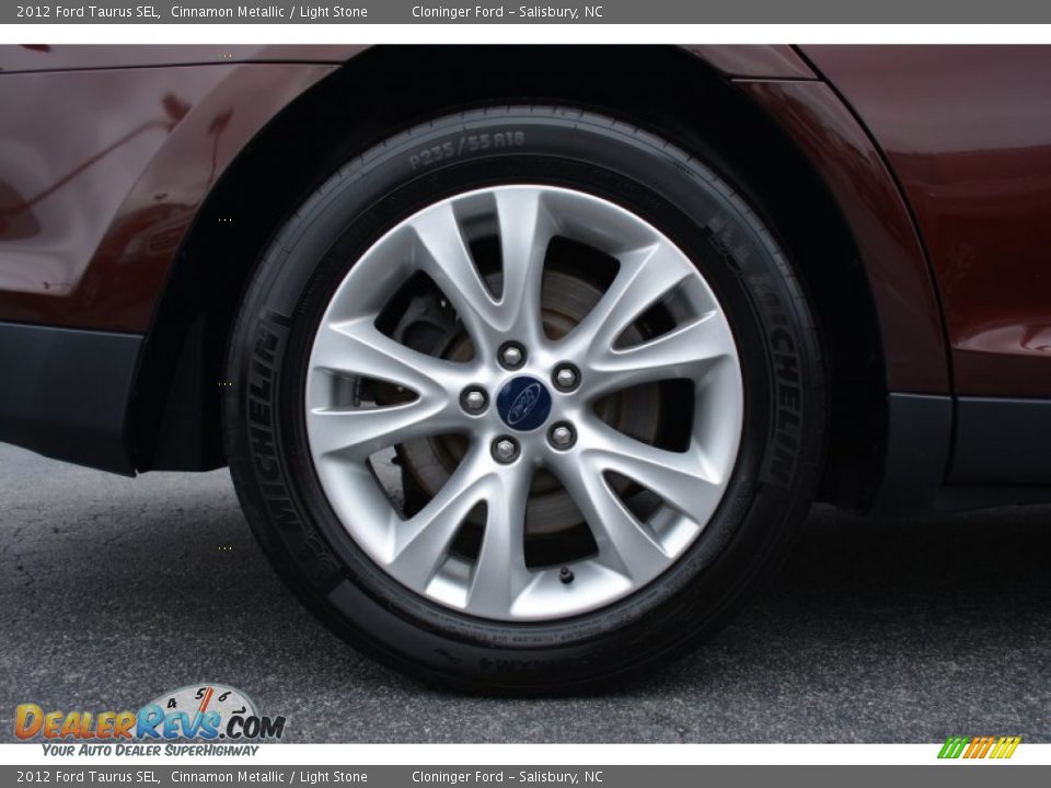 2012 Ford Taurus SEL Cinnamon Metallic / Light Stone Photo #17