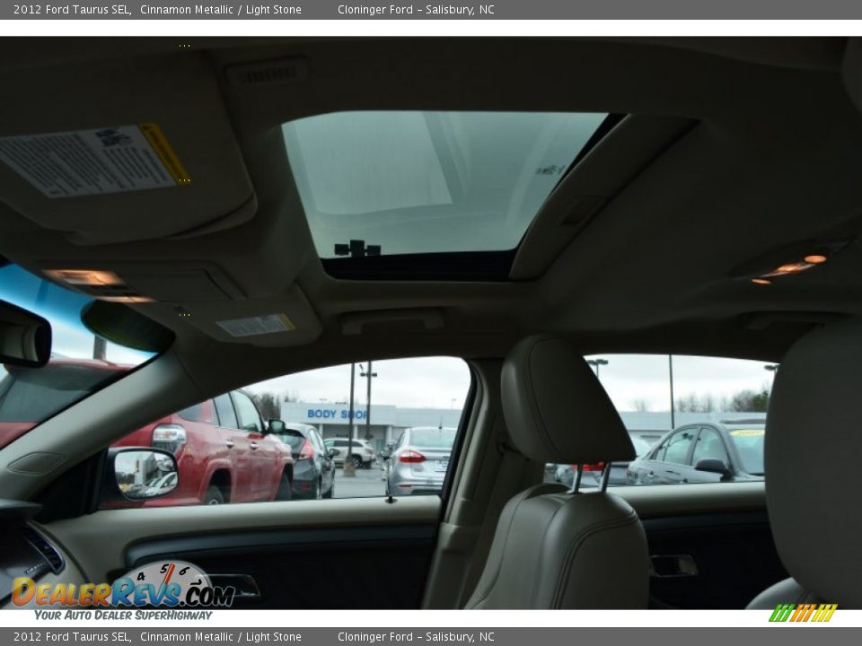 2012 Ford Taurus SEL Cinnamon Metallic / Light Stone Photo #18