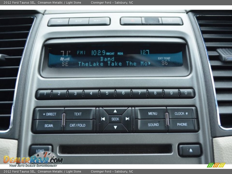 2012 Ford Taurus SEL Cinnamon Metallic / Light Stone Photo #19