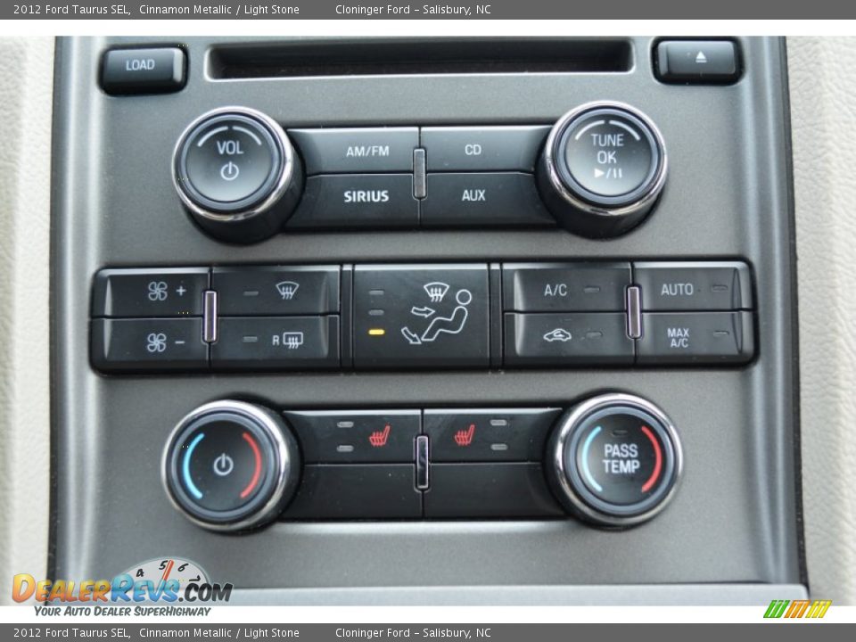 2012 Ford Taurus SEL Cinnamon Metallic / Light Stone Photo #20