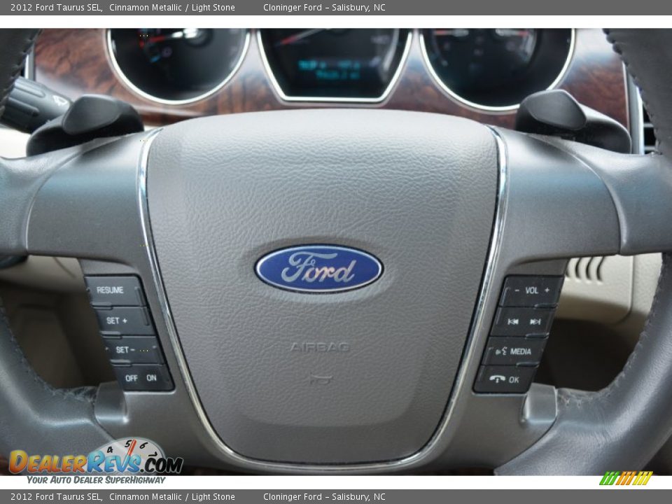 2012 Ford Taurus SEL Cinnamon Metallic / Light Stone Photo #22