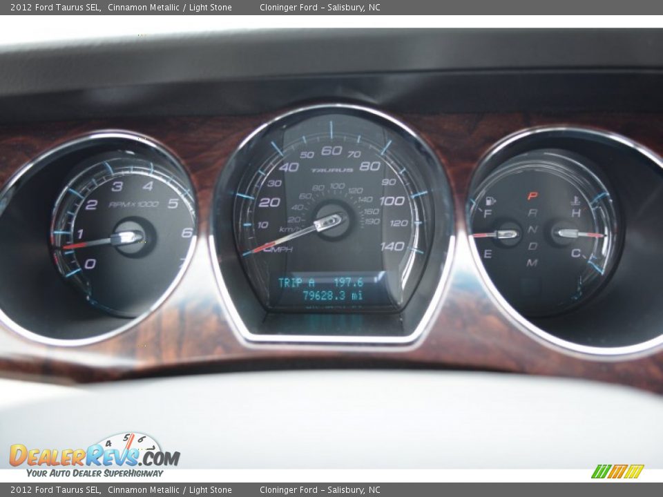 2012 Ford Taurus SEL Cinnamon Metallic / Light Stone Photo #23