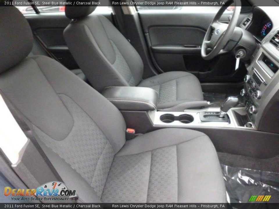 2011 Ford Fusion SE Steel Blue Metallic / Charcoal Black Photo #10
