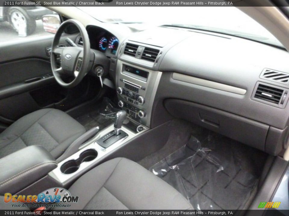 2011 Ford Fusion SE Steel Blue Metallic / Charcoal Black Photo #11