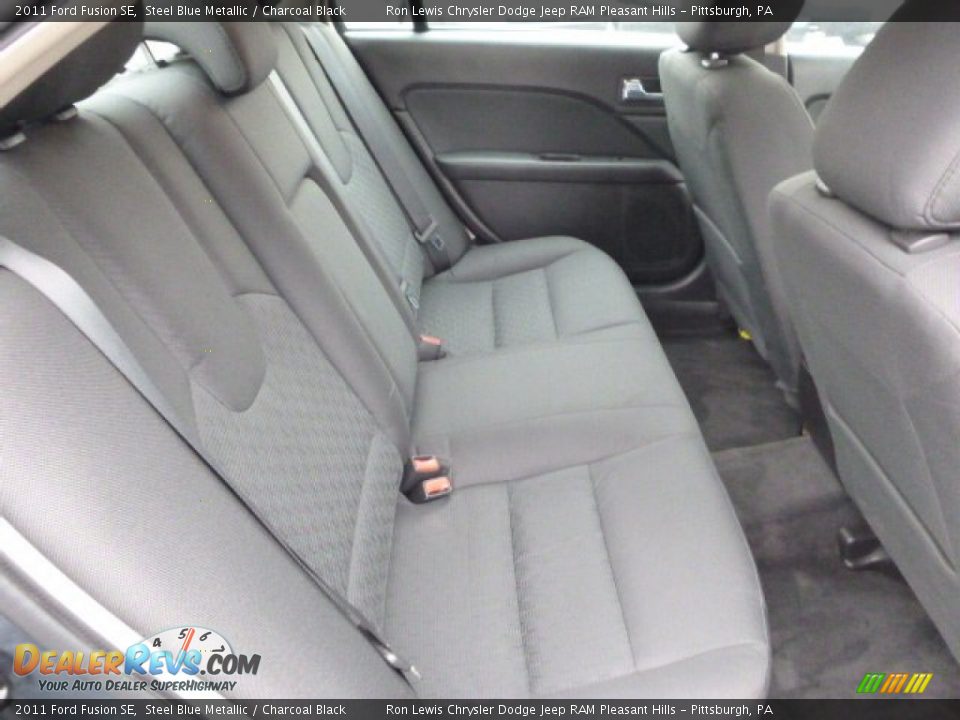 2011 Ford Fusion SE Steel Blue Metallic / Charcoal Black Photo #12
