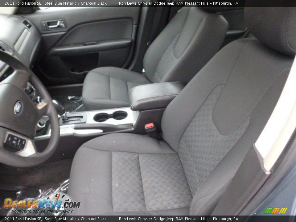 2011 Ford Fusion SE Steel Blue Metallic / Charcoal Black Photo #13