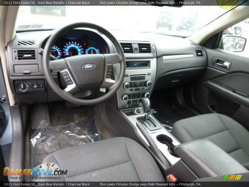 2011 Ford Fusion SE Steel Blue Metallic / Charcoal Black Photo #15