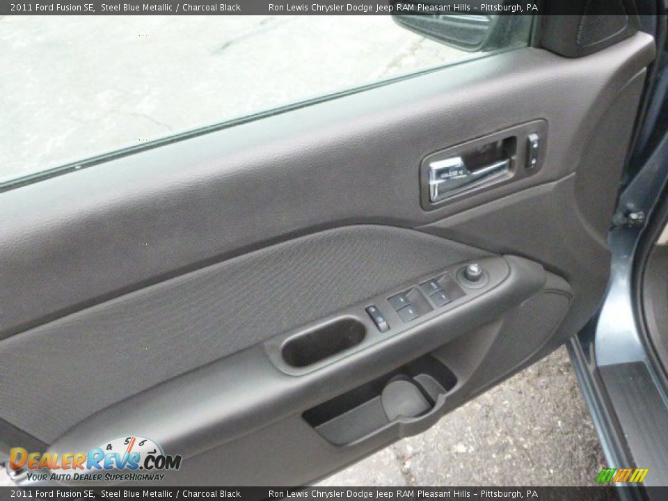 2011 Ford Fusion SE Steel Blue Metallic / Charcoal Black Photo #16