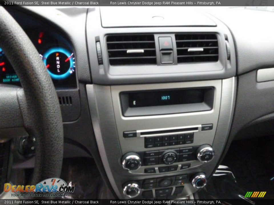2011 Ford Fusion SE Steel Blue Metallic / Charcoal Black Photo #18