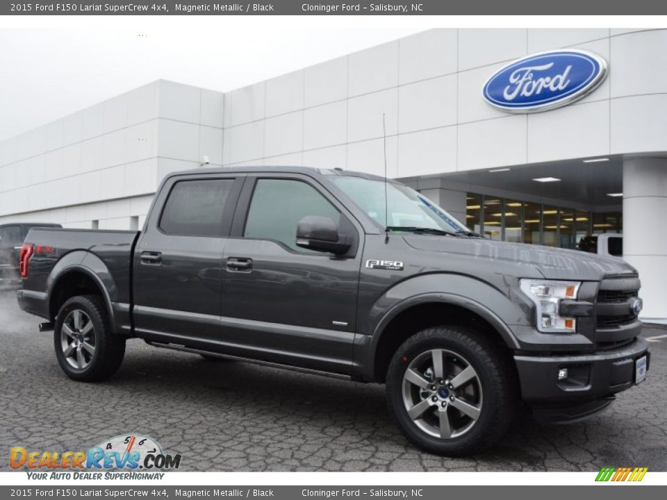 Front 3/4 View of 2015 Ford F150 Lariat SuperCrew 4x4 Photo #1