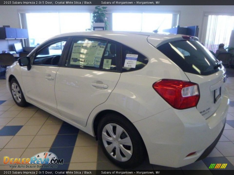 2015 Subaru Impreza 2.0i 5 Door Crystal White Silica / Black Photo #3
