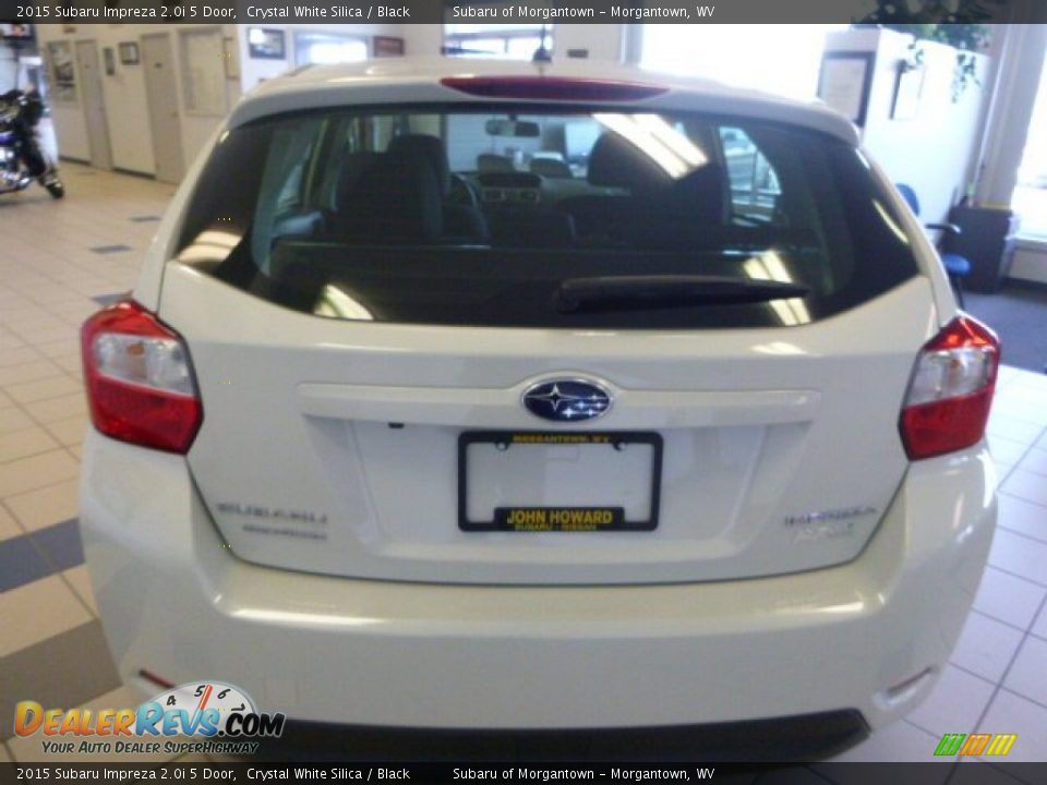 2015 Subaru Impreza 2.0i 5 Door Crystal White Silica / Black Photo #4