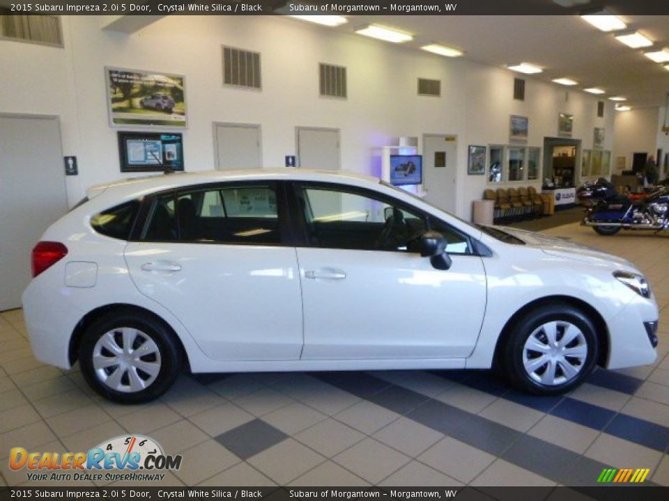 2015 Subaru Impreza 2.0i 5 Door Crystal White Silica / Black Photo #6