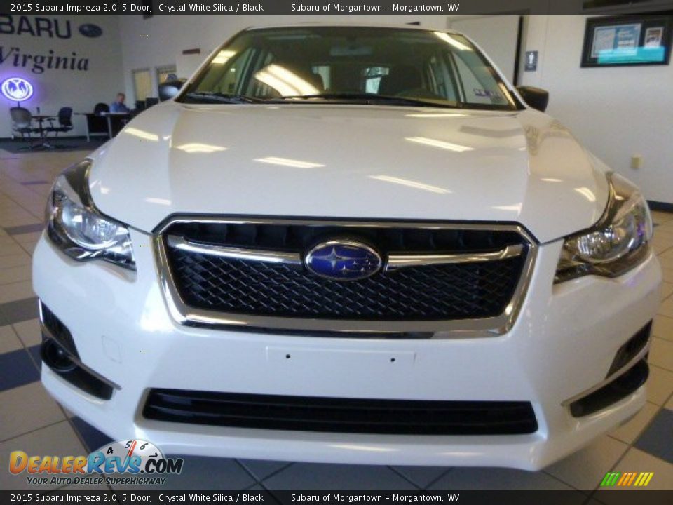 2015 Subaru Impreza 2.0i 5 Door Crystal White Silica / Black Photo #8