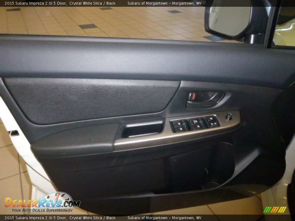 2015 Subaru Impreza 2.0i 5 Door Crystal White Silica / Black Photo #15