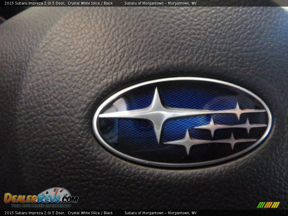 2015 Subaru Impreza 2.0i 5 Door Crystal White Silica / Black Photo #20