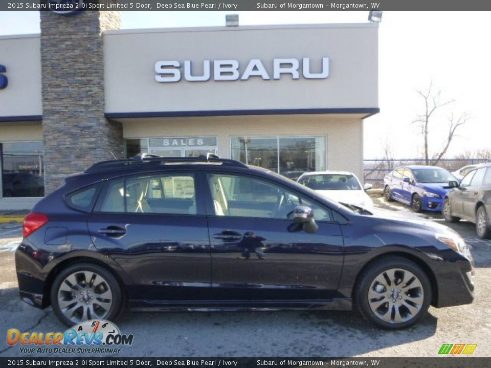 Deep Sea Blue Pearl 2015 Subaru Impreza 2.0i Sport Limited 5 Door Photo #2