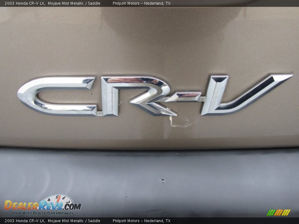 2003 Honda CR-V LX Mojave Mist Metallic / Saddle Photo #14