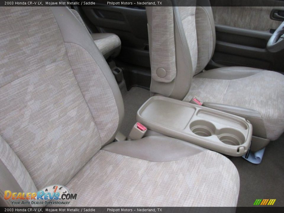 2003 Honda CR-V LX Mojave Mist Metallic / Saddle Photo #24