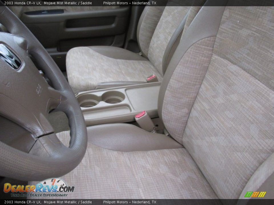 2003 Honda CR-V LX Mojave Mist Metallic / Saddle Photo #31