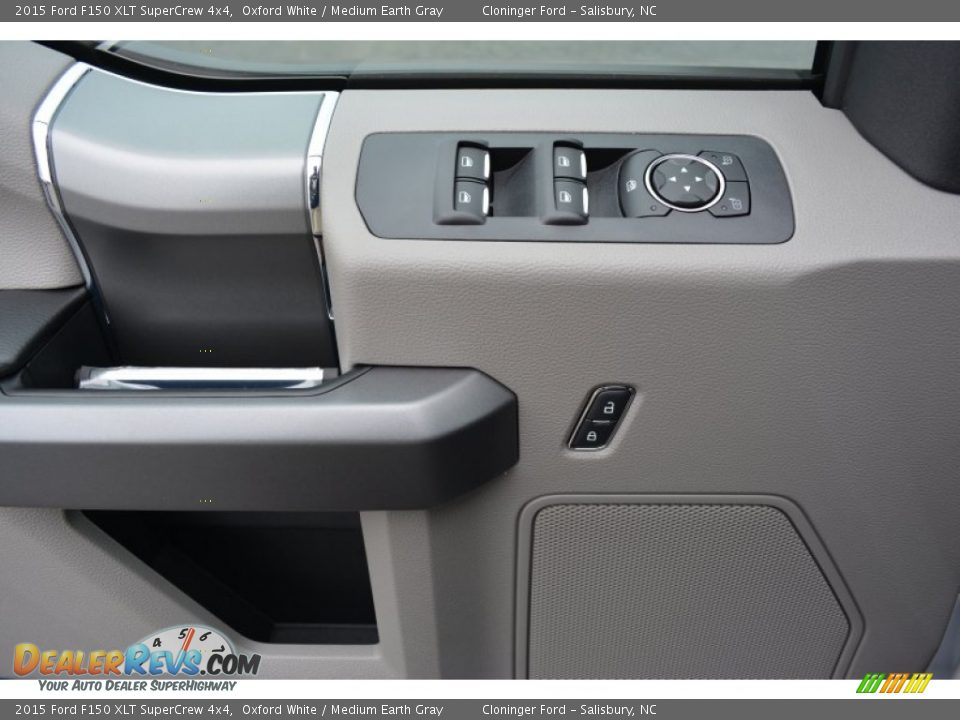 2015 Ford F150 XLT SuperCrew 4x4 Oxford White / Medium Earth Gray Photo #5