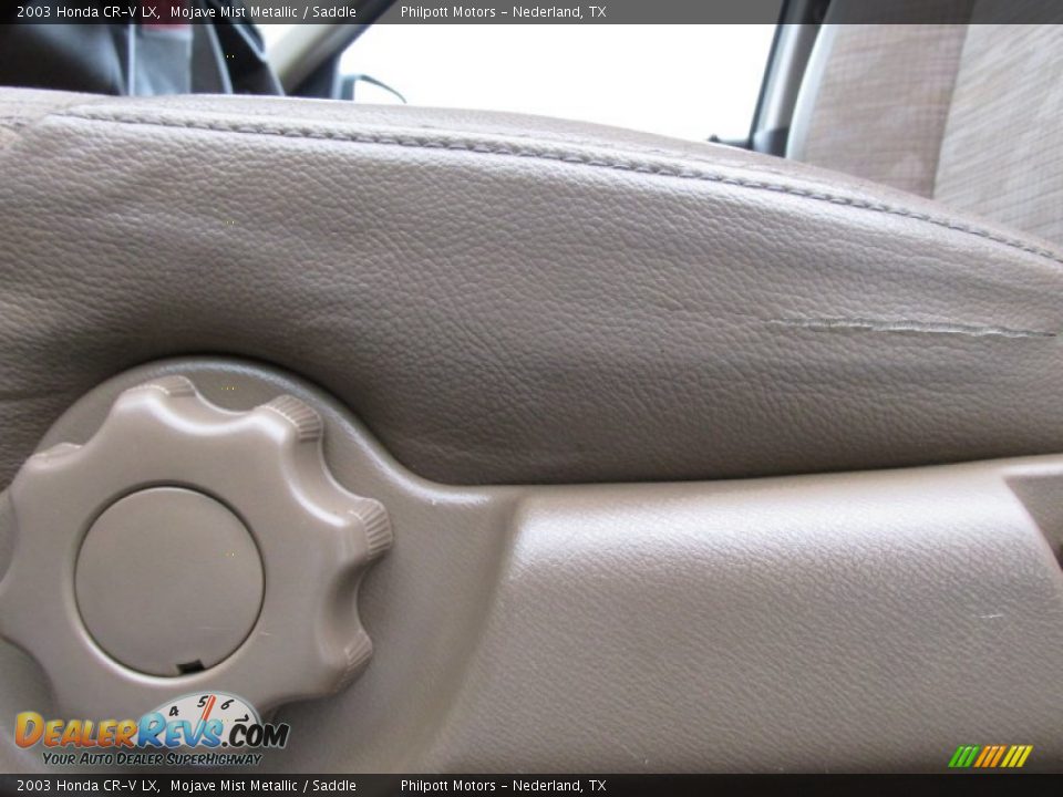 2003 Honda CR-V LX Mojave Mist Metallic / Saddle Photo #32