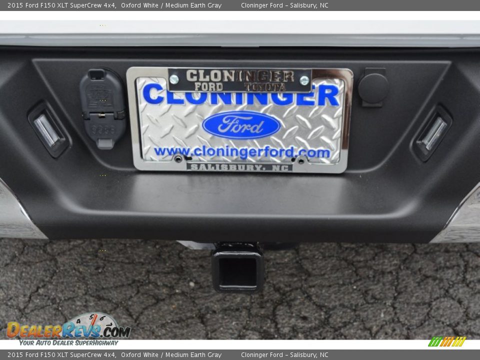 2015 Ford F150 XLT SuperCrew 4x4 Oxford White / Medium Earth Gray Photo #11