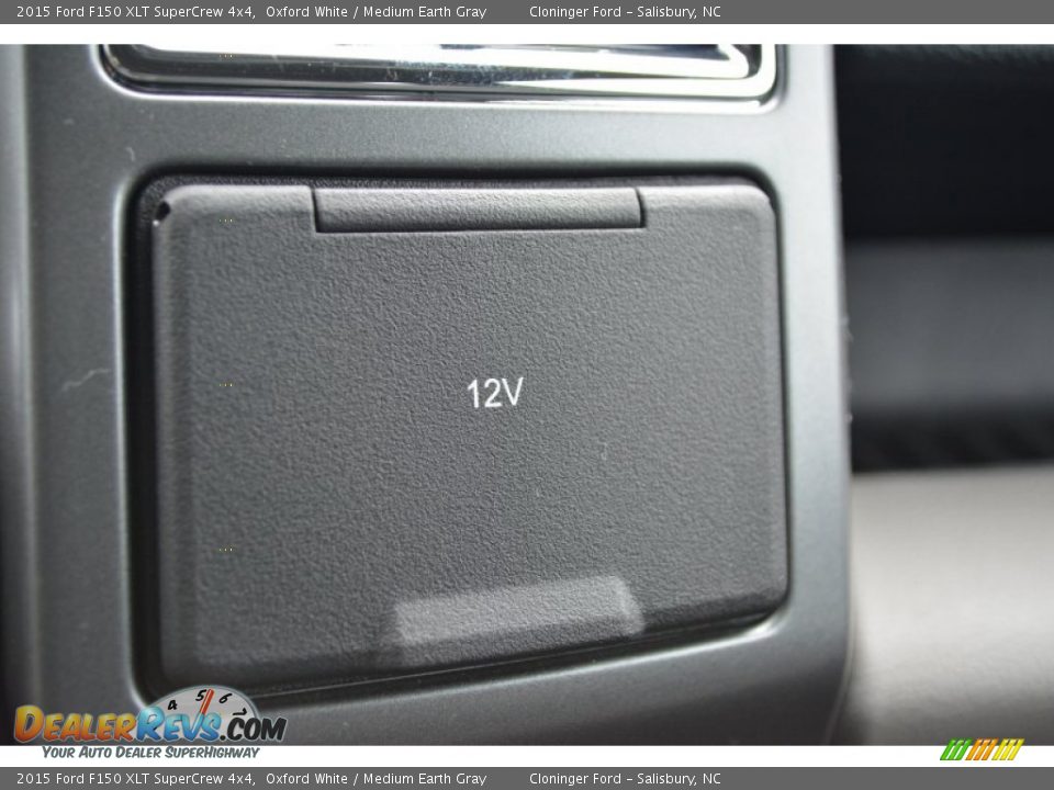 2015 Ford F150 XLT SuperCrew 4x4 Oxford White / Medium Earth Gray Photo #15