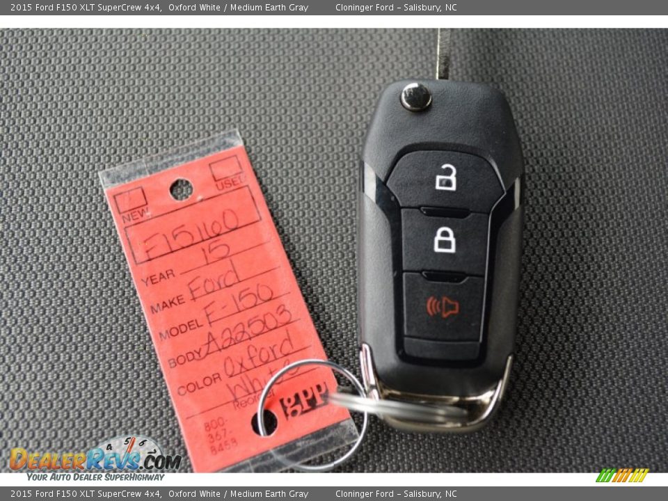 2015 Ford F150 XLT SuperCrew 4x4 Oxford White / Medium Earth Gray Photo #21