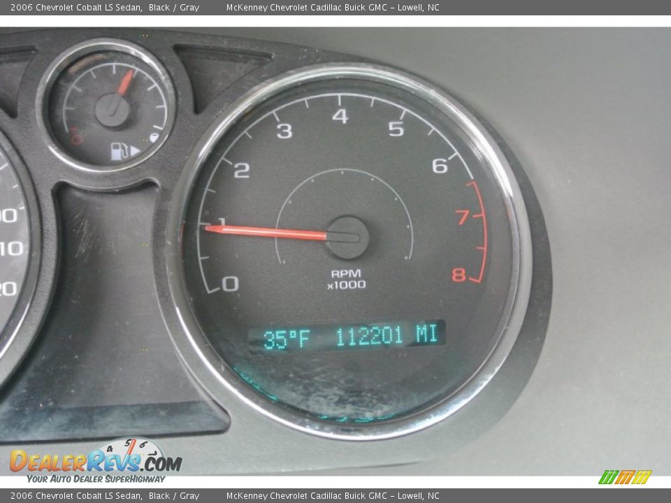 2006 Chevrolet Cobalt LS Sedan Black / Gray Photo #11
