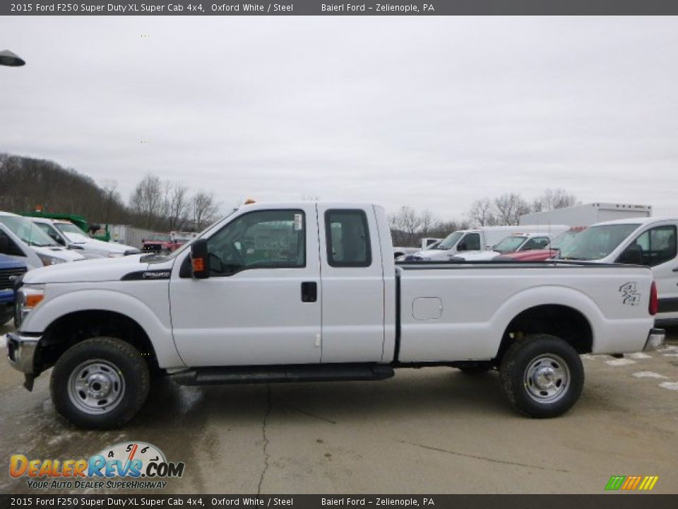 2015 Ford F250 Super Duty XL Super Cab 4x4 Oxford White / Steel Photo #2