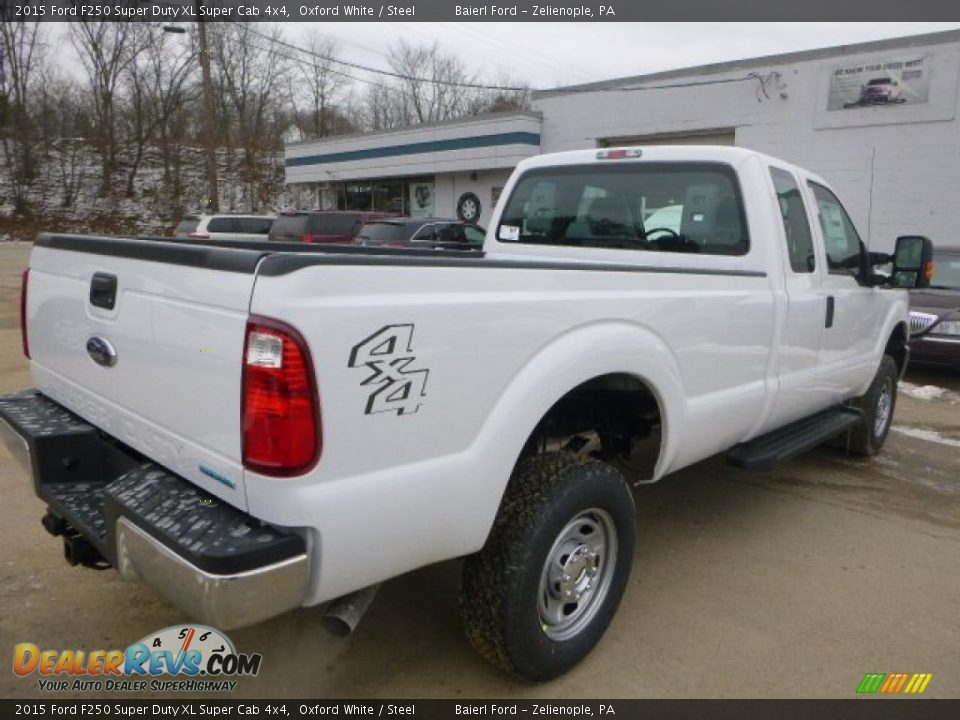 2015 Ford F250 Super Duty XL Super Cab 4x4 Oxford White / Steel Photo #5