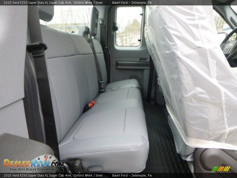 2015 Ford F250 Super Duty XL Super Cab 4x4 Oxford White / Steel Photo #10