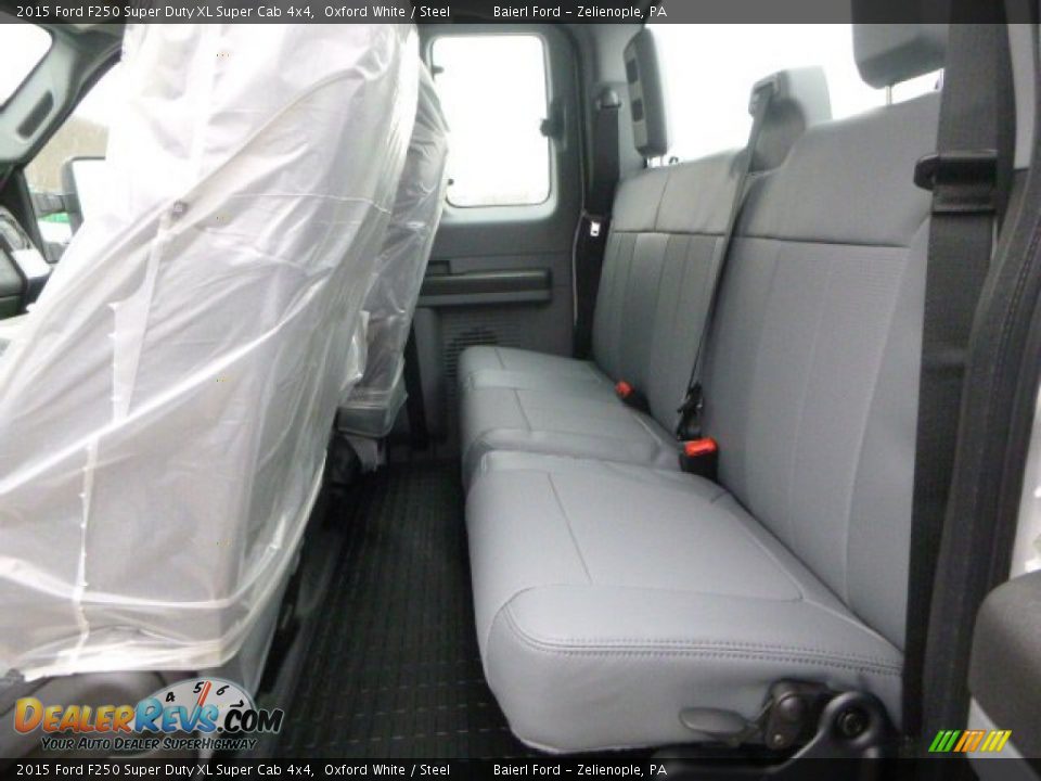 2015 Ford F250 Super Duty XL Super Cab 4x4 Oxford White / Steel Photo #13