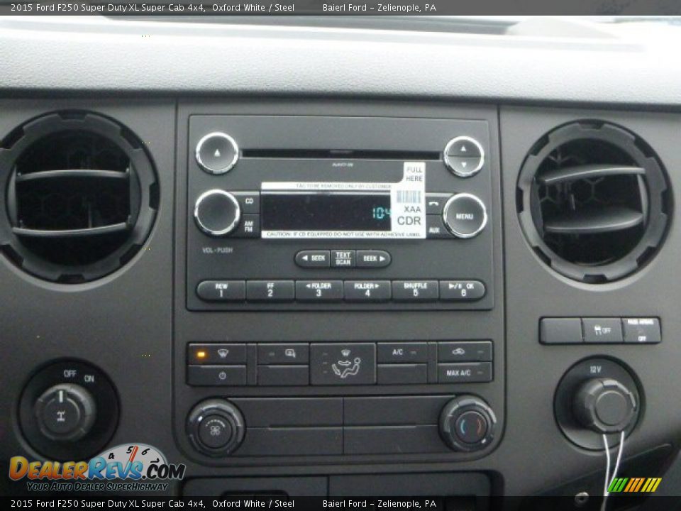 2015 Ford F250 Super Duty XL Super Cab 4x4 Oxford White / Steel Photo #18